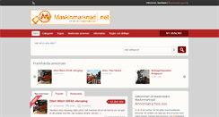 Desktop Screenshot of maskinmarknad.net